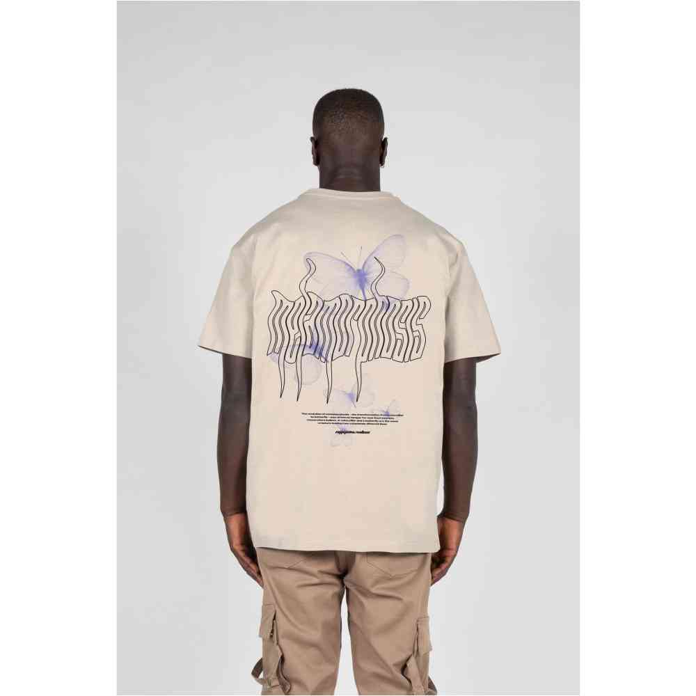 MJ GONZALES - Metamorphose V.4 X Heavy Oversized Heren Tshirt - Creme